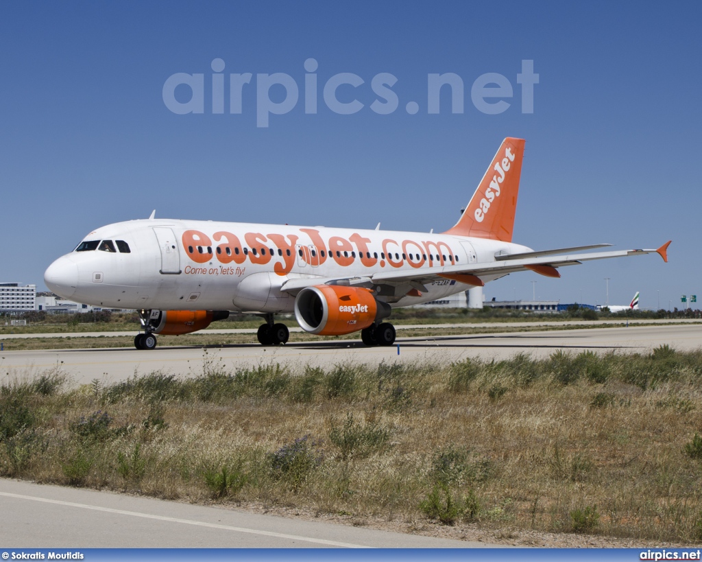 G-EZAF, Airbus A319-100, easyJet