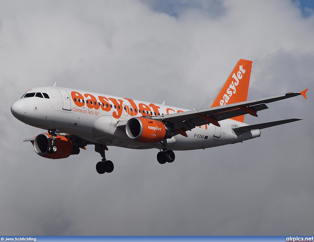 G-EZAG, Airbus A319-100, easyJet