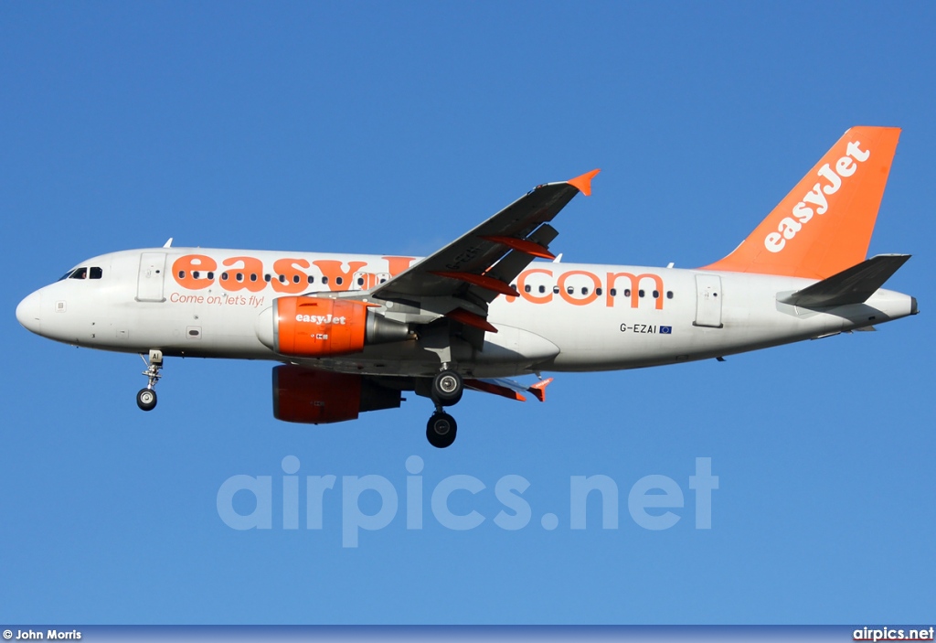 G-EZAI, Airbus A319-100, easyJet