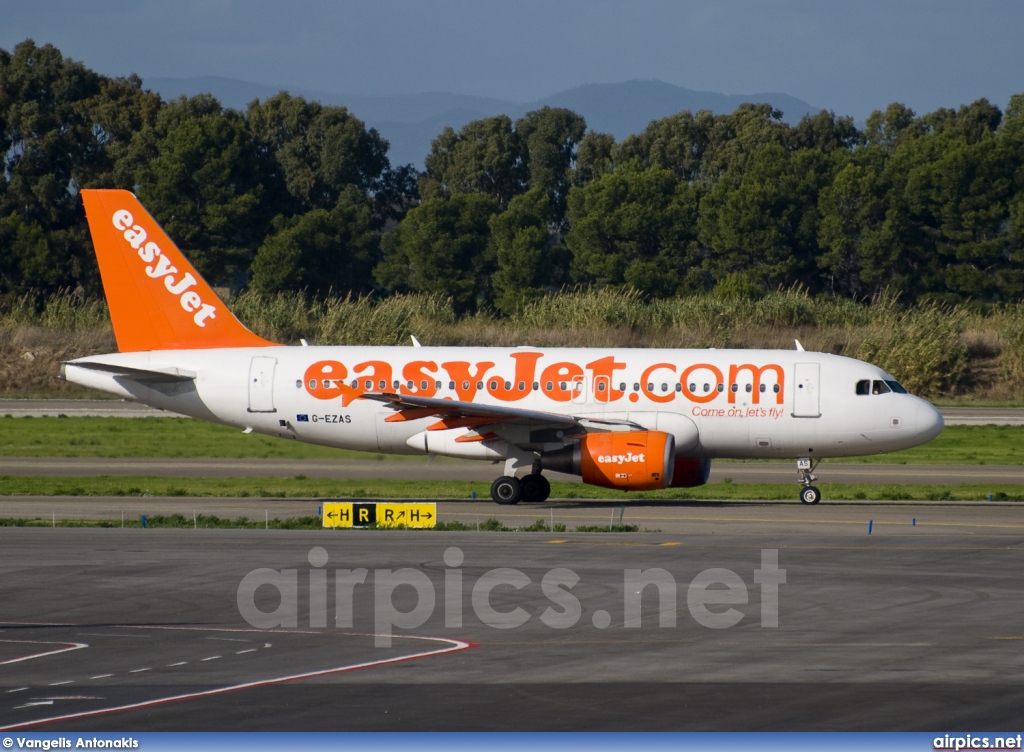 G-EZAS, Airbus A319-100, easyJet