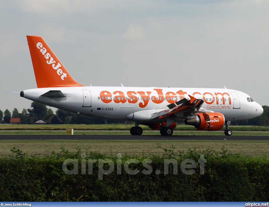 G-EZAS, Airbus A319-100, easyJet