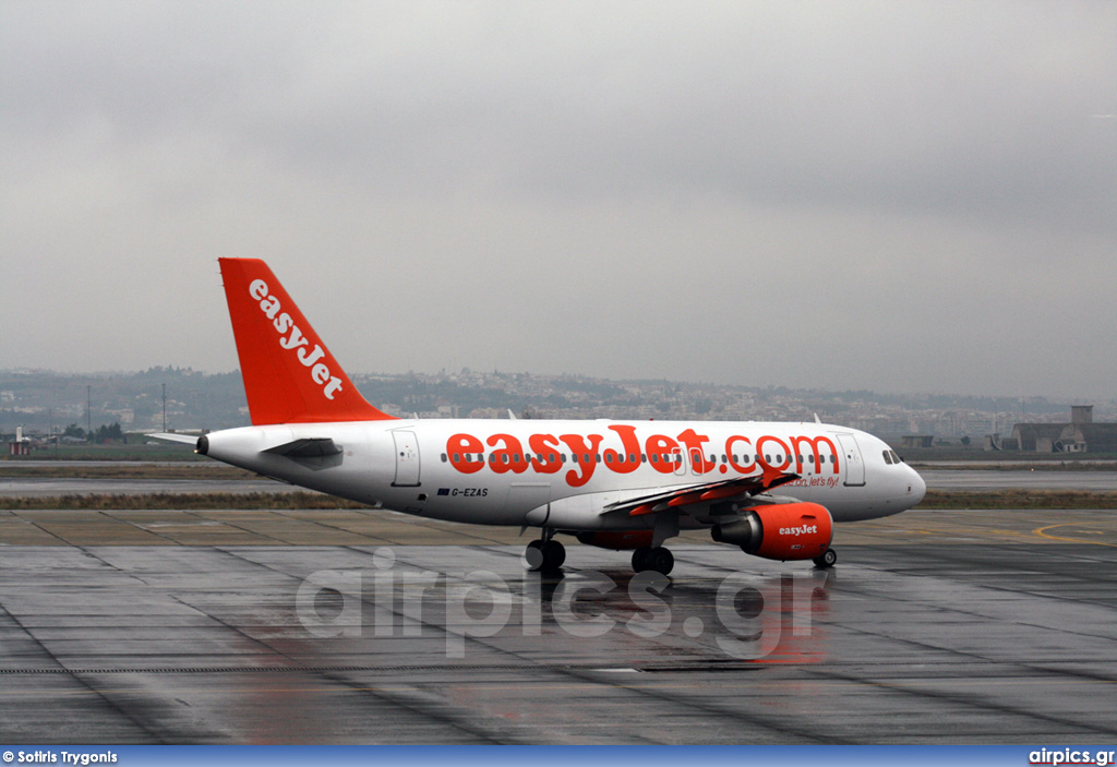 G-EZAS, Airbus A319-100, easyJet