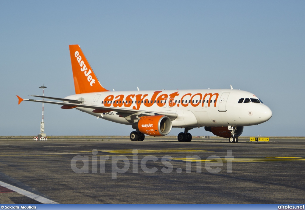 G-EZAS, Airbus A319-100, easyJet