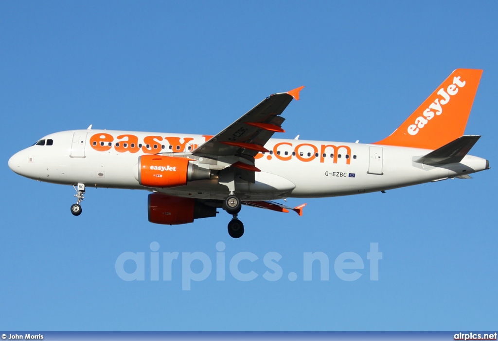 G-EZBC, Airbus A319-100, easyJet