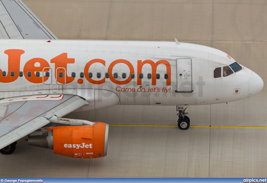 G-EZBH, Airbus A319-100, easyJet