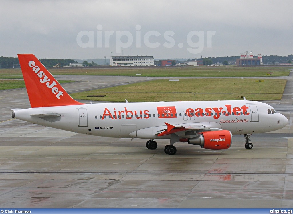 G-EZBR, Airbus A319-100, easyJet