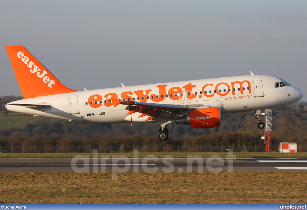 G-EZDB, Airbus A319-100, easyJet