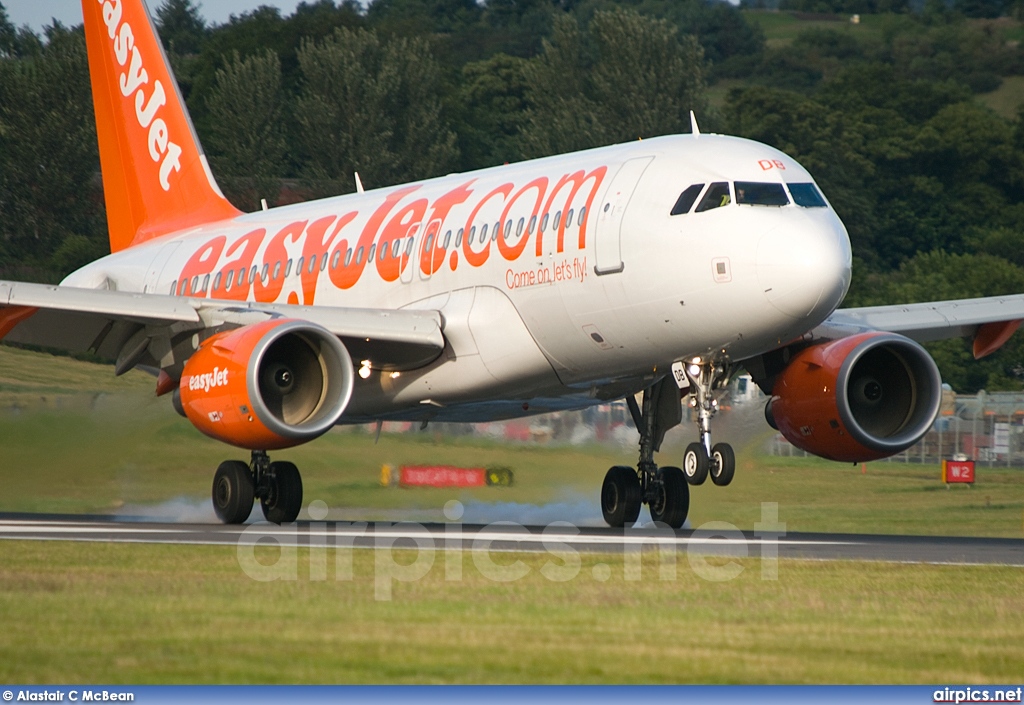 G-EZDB, Airbus A319-100, easyJet