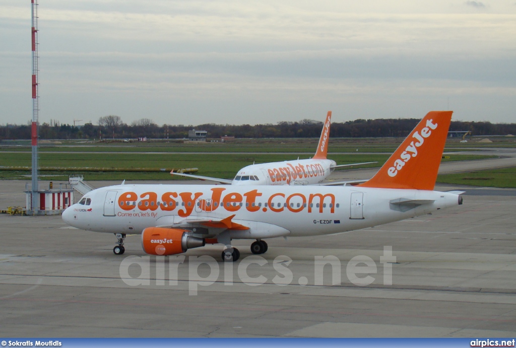 G-EZDF, Airbus A319-100, easyJet