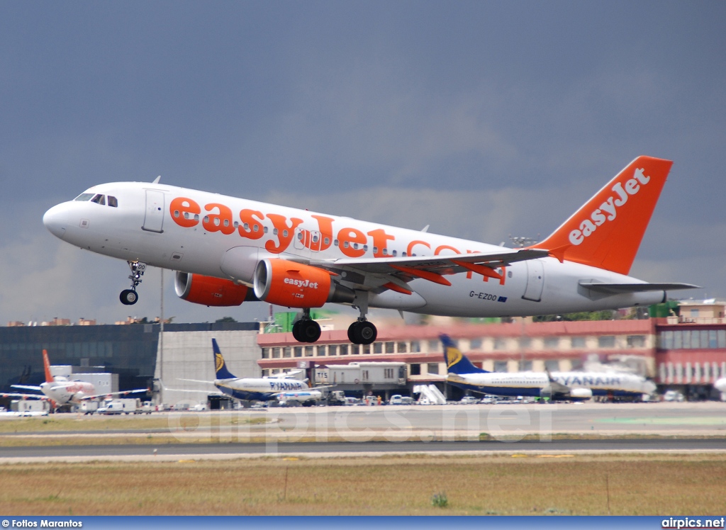 G-EZDO, Airbus A319-100, easyJet