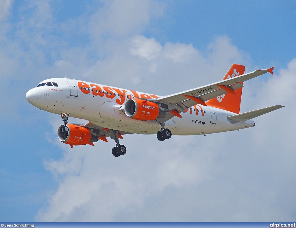 G-EZDR, Airbus A319-100, easyJet