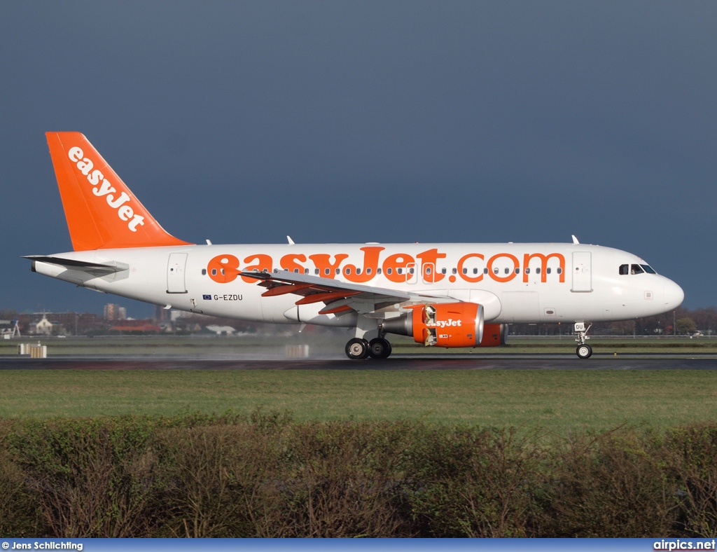 G-EZDU, Airbus A319-100, easyJet