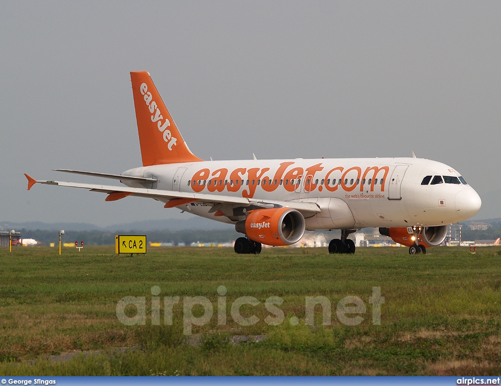 G-EZEG, Airbus A319-100, easyJet