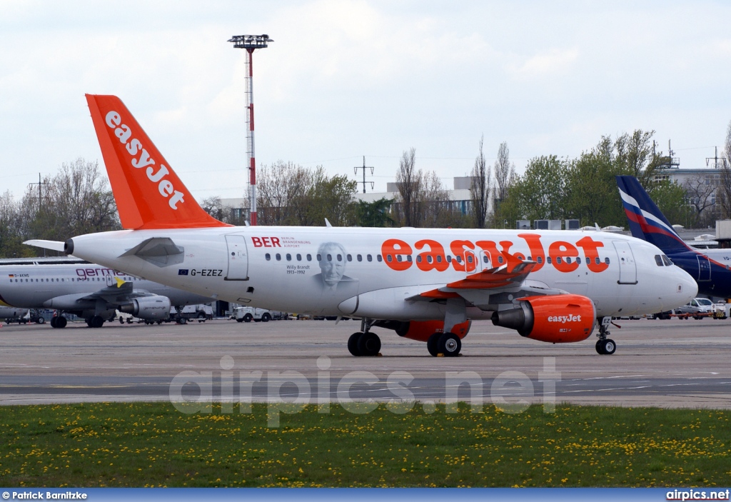 G-EZEZ, Airbus A319-100, easyJet