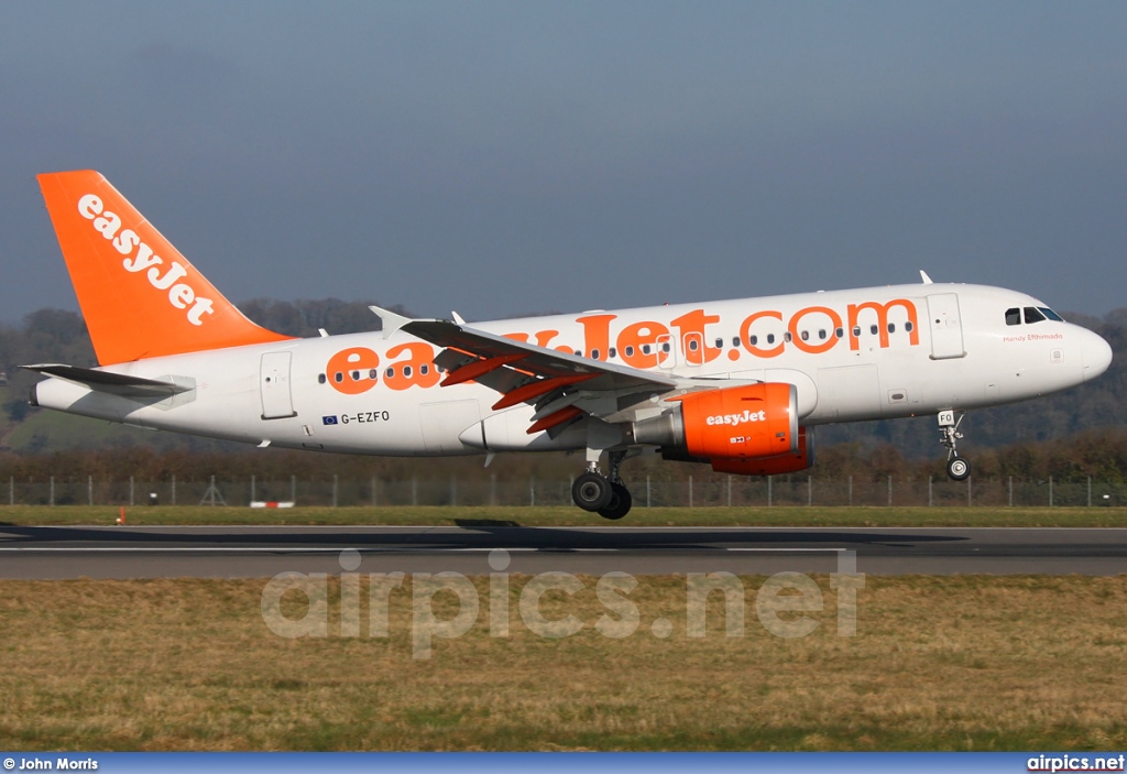 G-EZFO, Airbus A319-100, easyJet