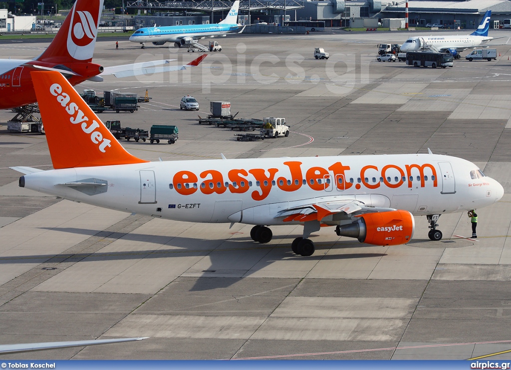 G-EZFT, Airbus A319-100, easyJet