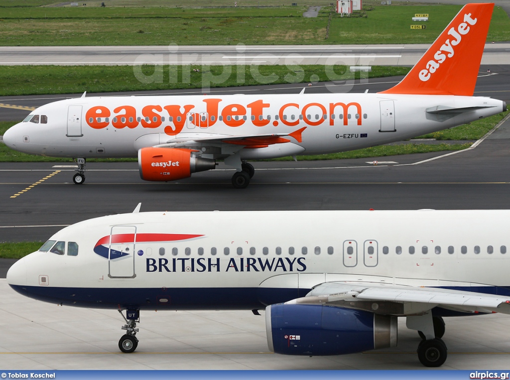 G-EZFU, Airbus A319-100, easyJet