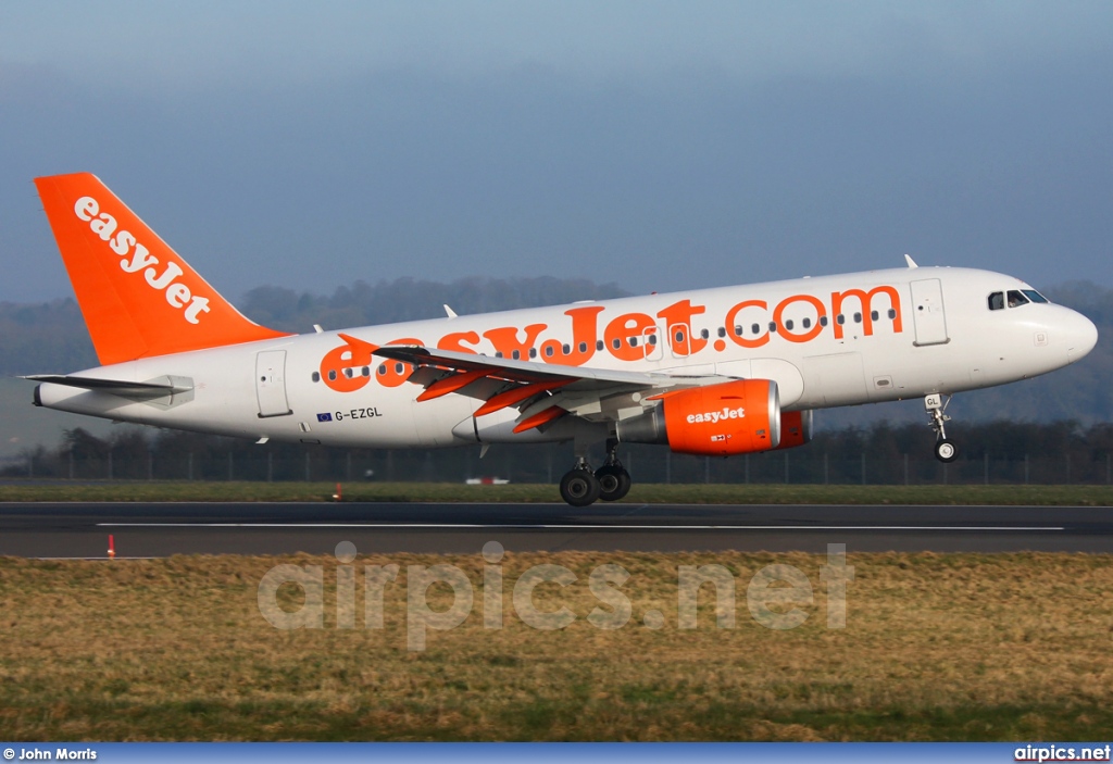 G-EZGL, Airbus A319-100, easyJet