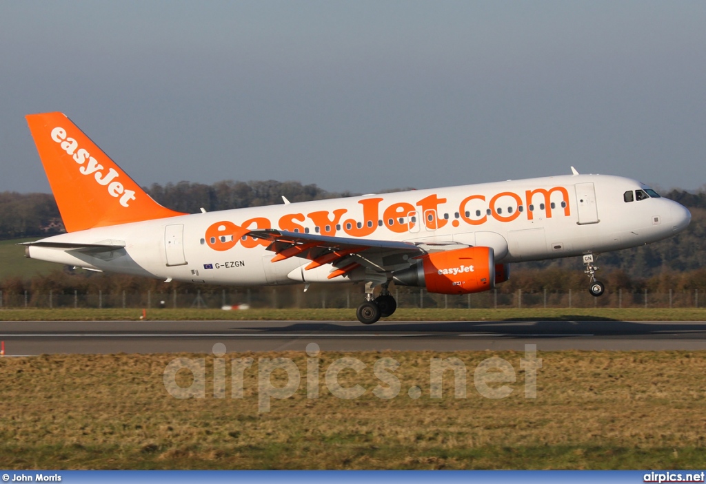 G-EZGN, Airbus A319-100, easyJet