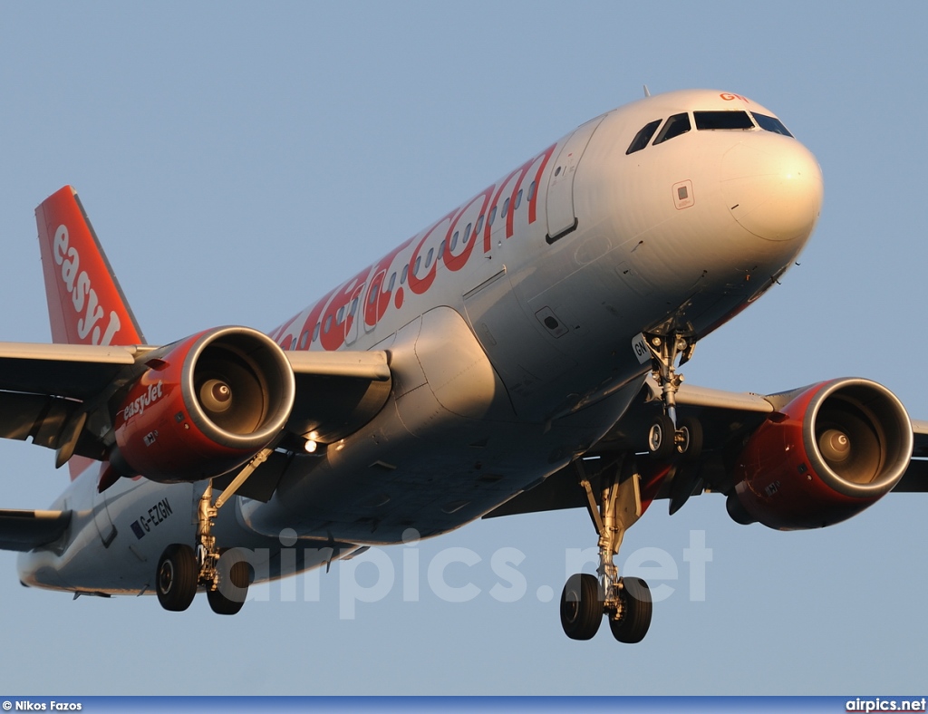 G-EZGN, Airbus A319-100, easyJet