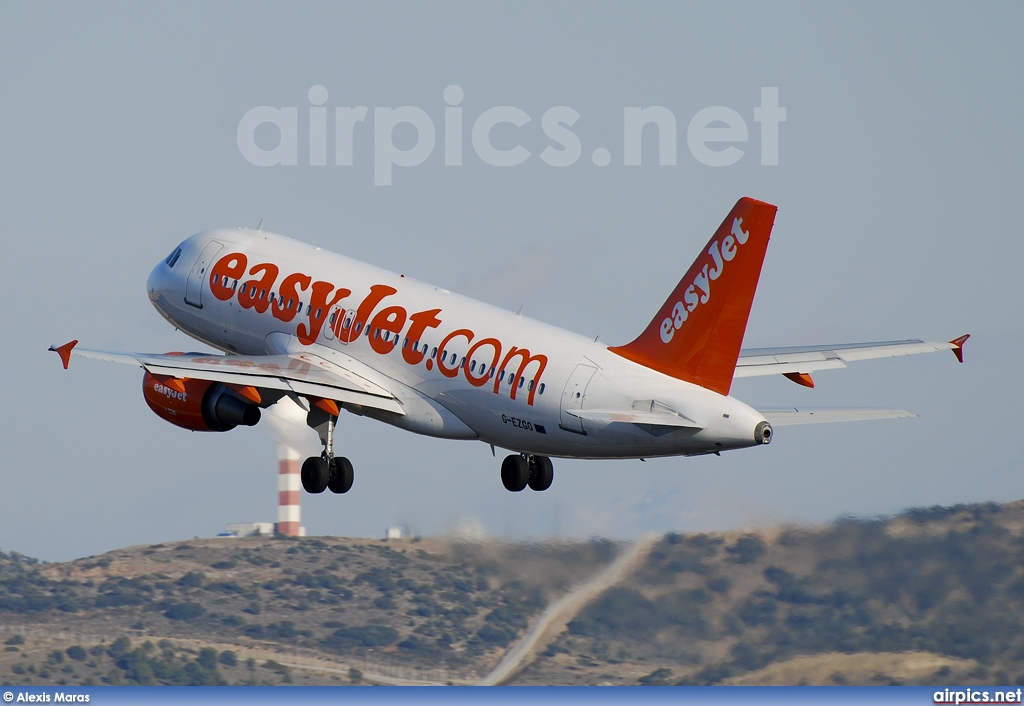 G-EZGO, Airbus A319-100, easyJet