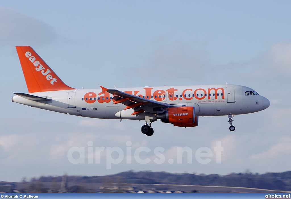 G-EZID, Airbus A319-100, easyJet