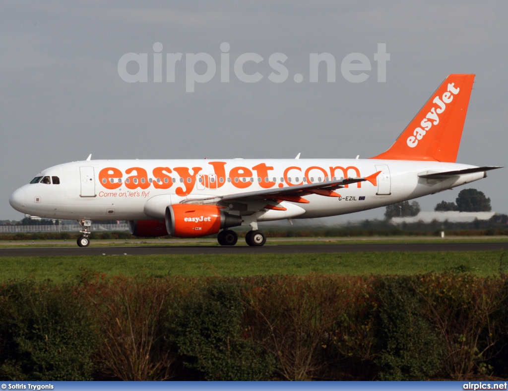 G-EZIL, Airbus A319-100, easyJet