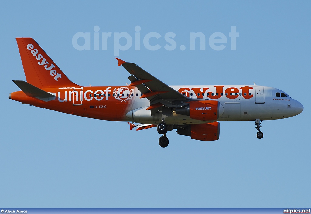 G-EZIO, Airbus A319-100, easyJet