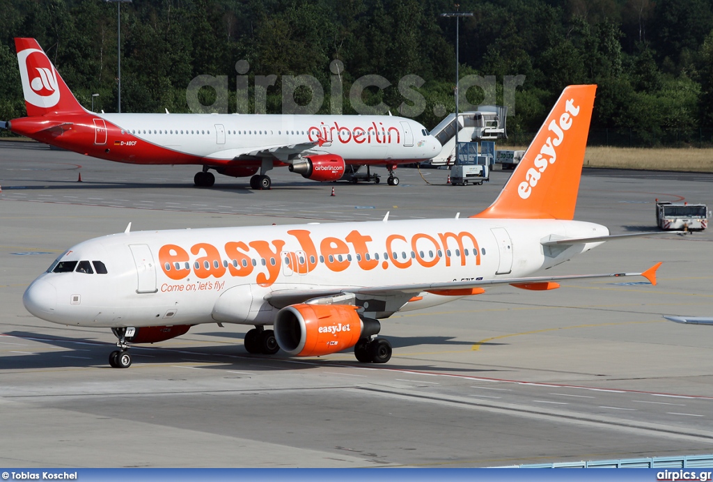 G-EZIT, Airbus A319-100, easyJet