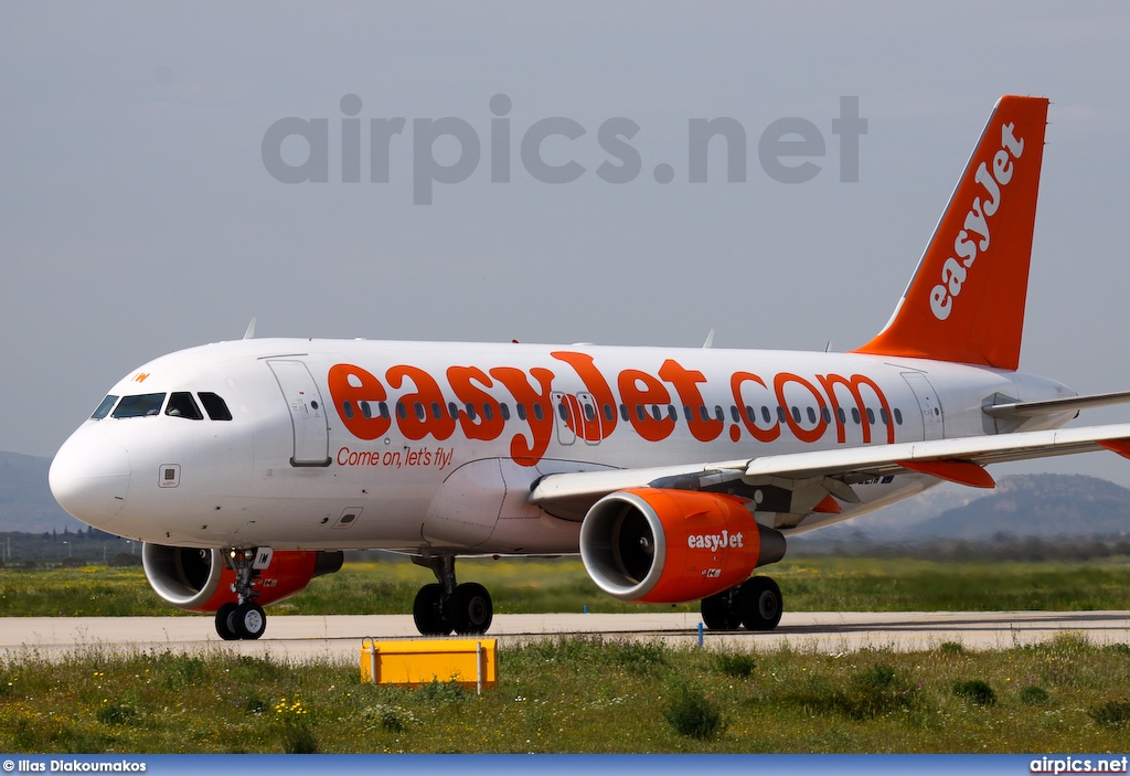 G-EZIW, Airbus A319-100, easyJet