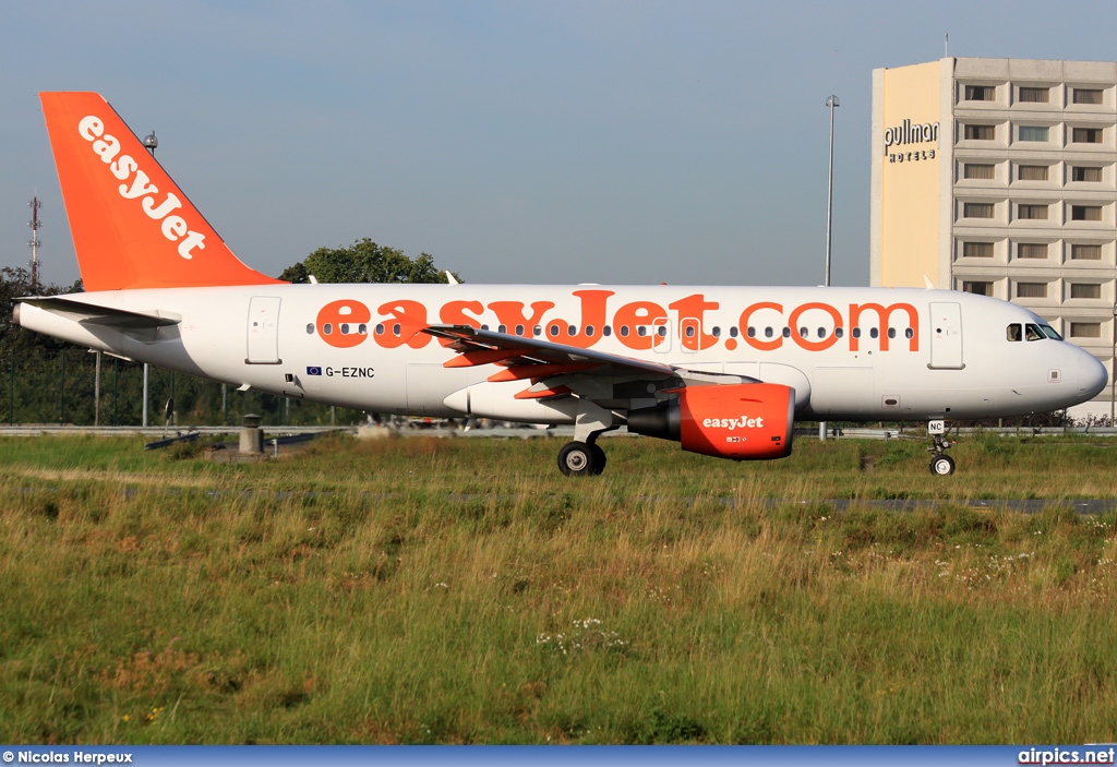 G-EZNC, Airbus A319-100, easyJet