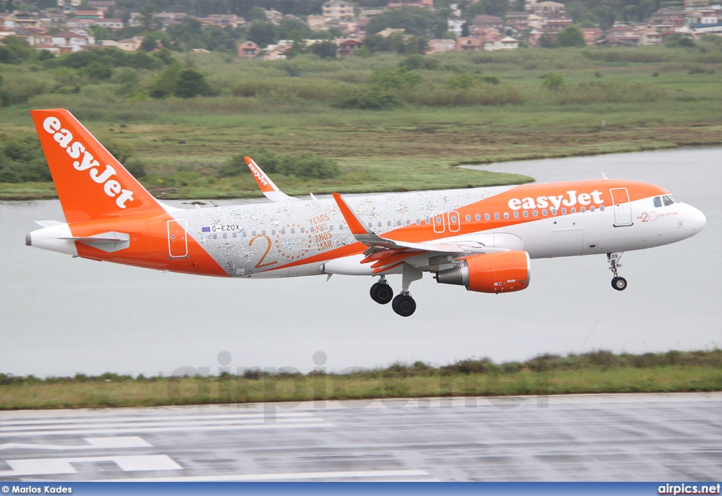 G-EZOX, Airbus A320-200, easyJet