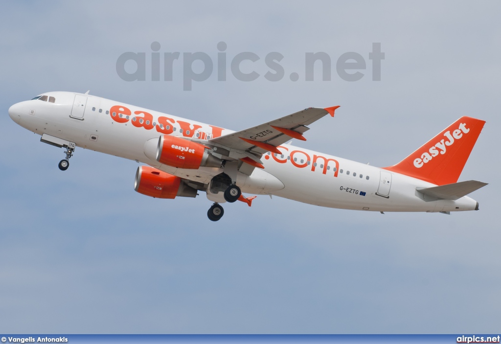 G-EZTG, Airbus A320-200, easyJet