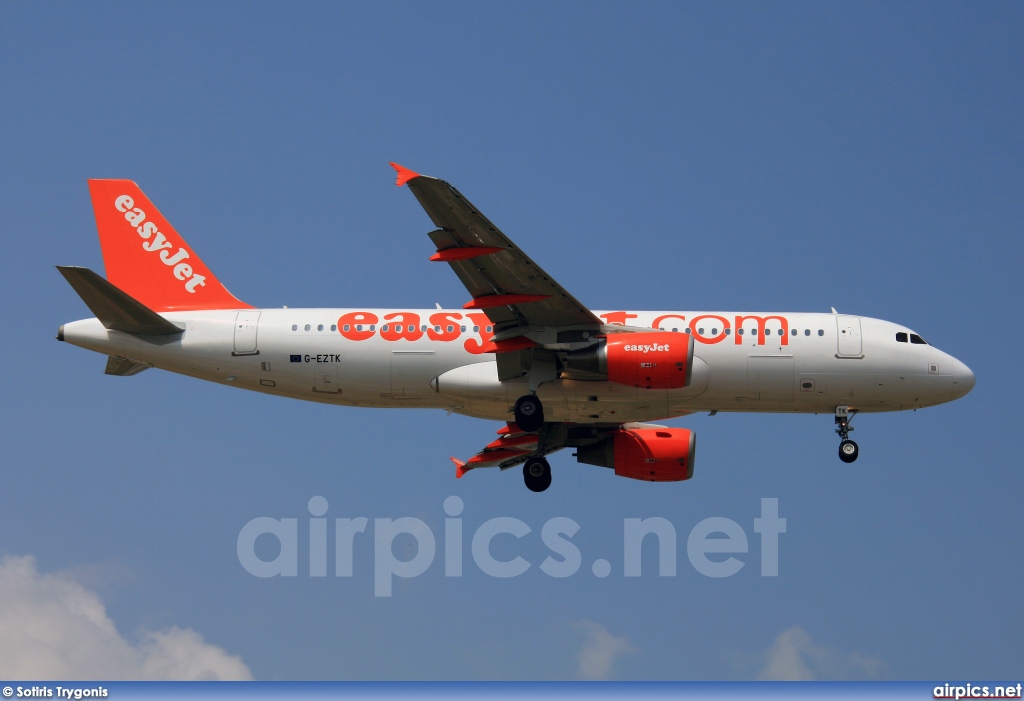 G-EZTK, Airbus A320-200, easyJet