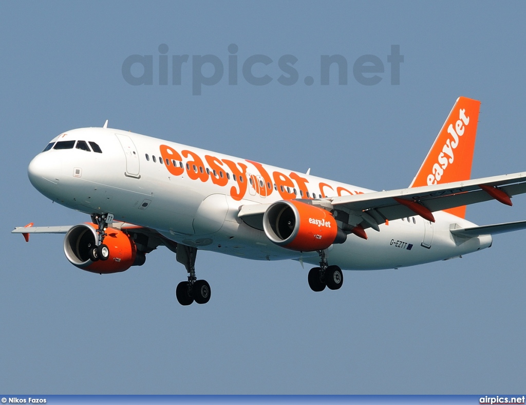 G-EZTT, Airbus A320-200, easyJet