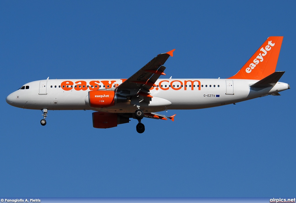 G-EZTV, Airbus A320-200, easyJet