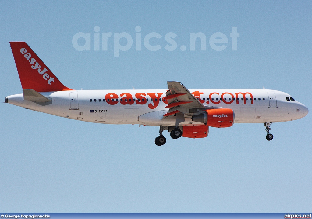 G-EZTY, Airbus A320-200, easyJet