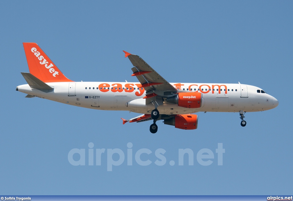 G-EZTY, Airbus A320-200, easyJet