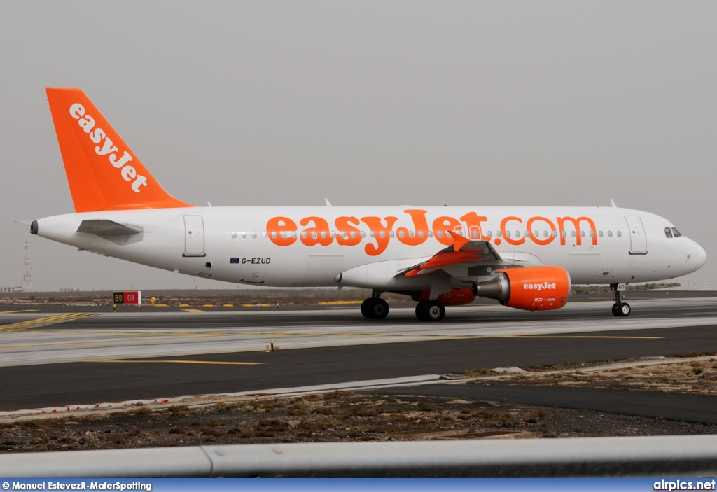 G-EZUD, Airbus A320-200, easyJet