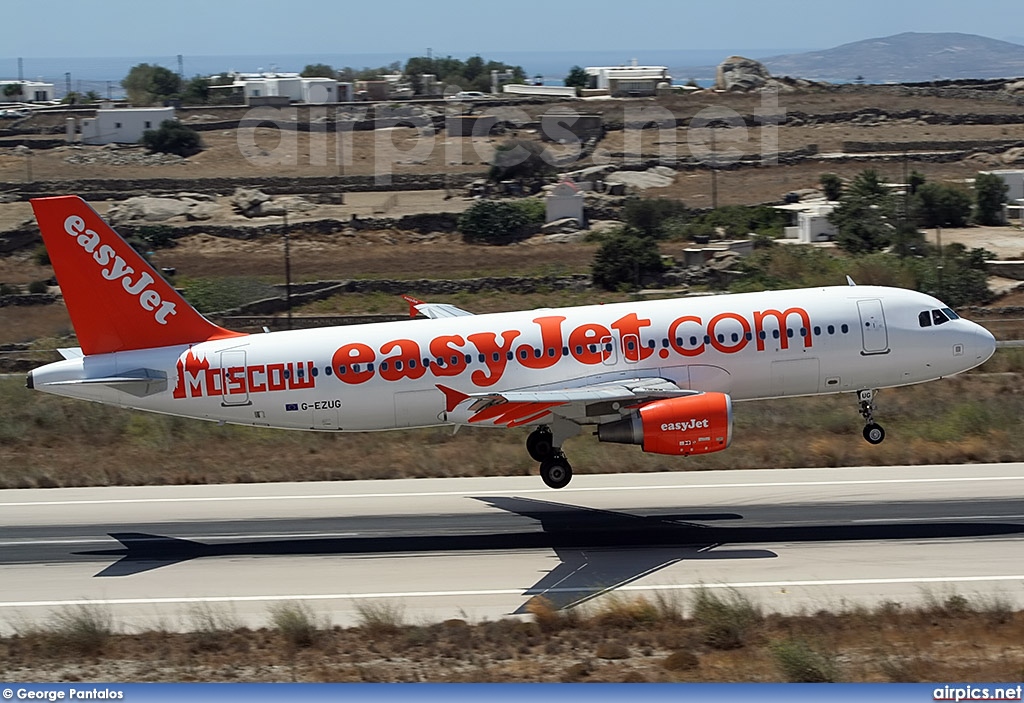 G-EZUG, Airbus A320-200, easyJet