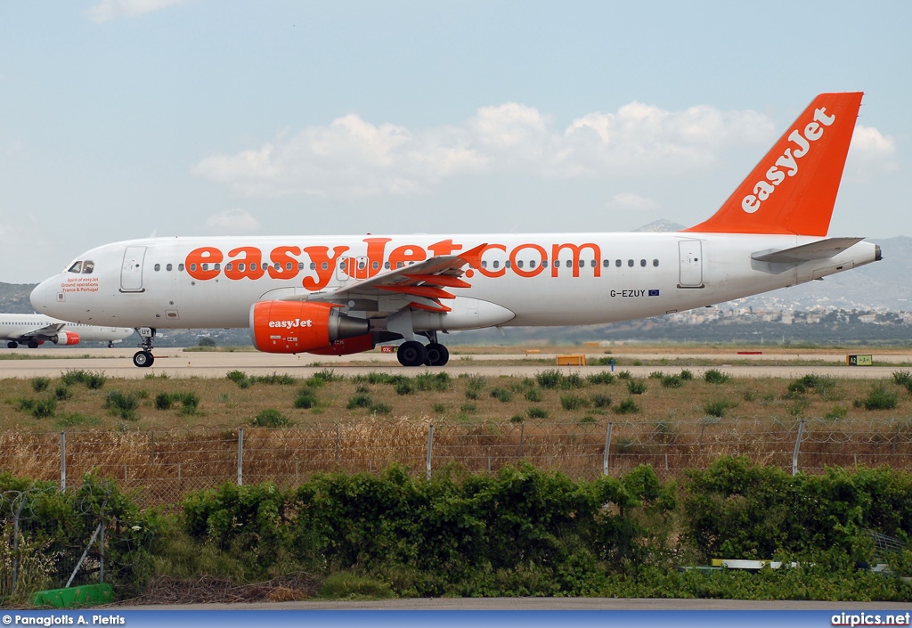 G-EZUY, Airbus A320-200, easyJet