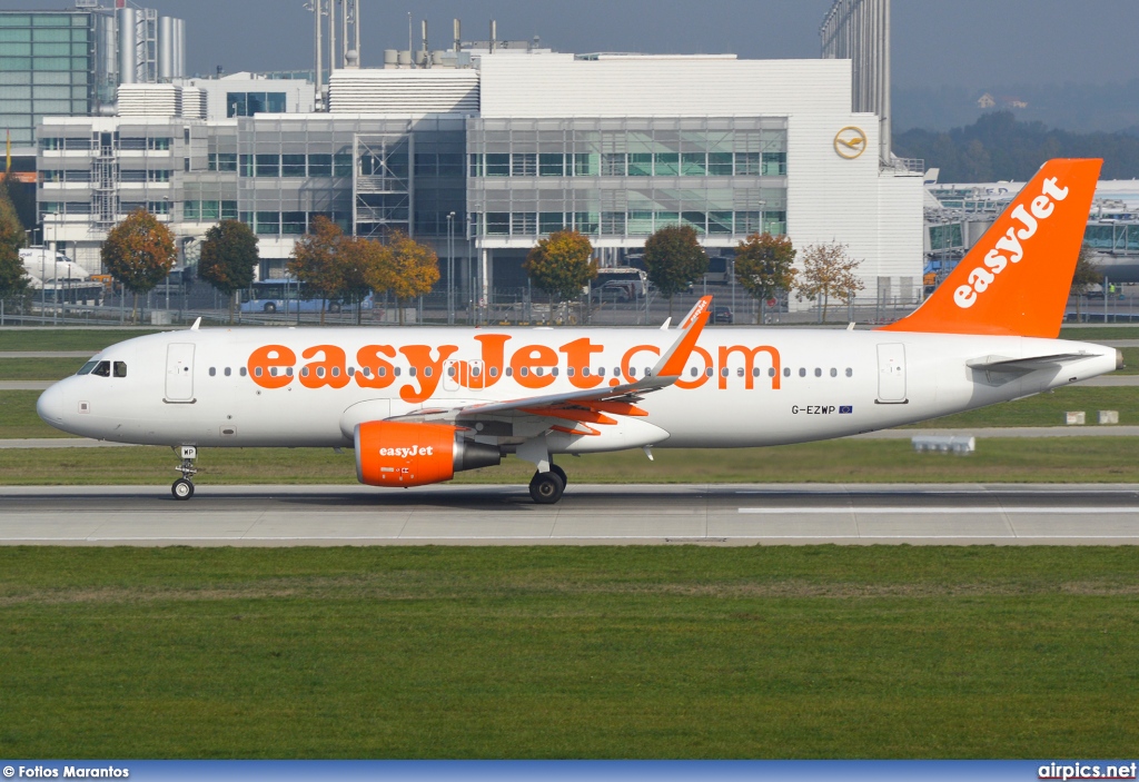 G-EZWP, Airbus A320-200, easyJet