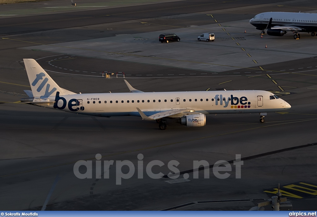 G-FBEB, Embraer ERJ 190-100LR (Embraer 190), flybe.British European