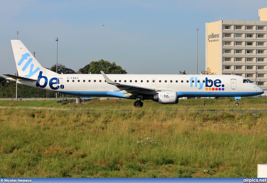 G-FBEC, Embraer ERJ 190-200LR (Embraer 195), flybe.British European