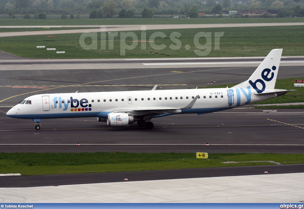 G-FBEC, Embraer ERJ 190-200LR (Embraer 195), flybe.British European