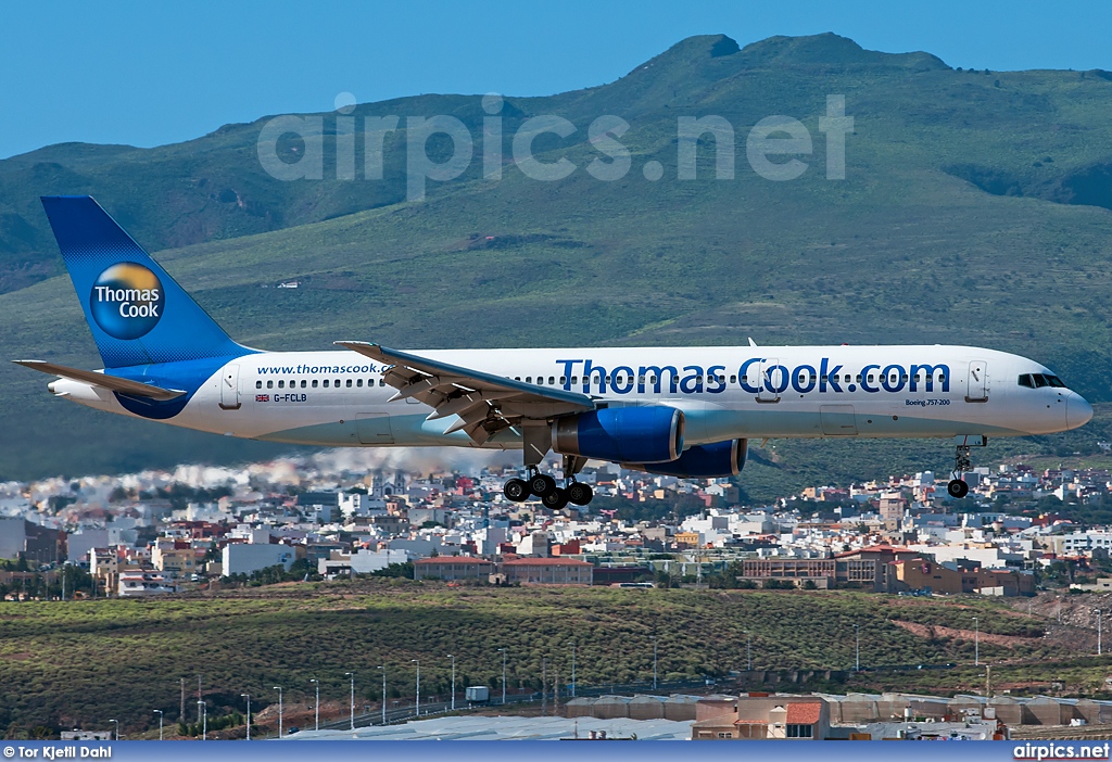 G-FCLB, Boeing 757-200, Thomas Cook Airlines