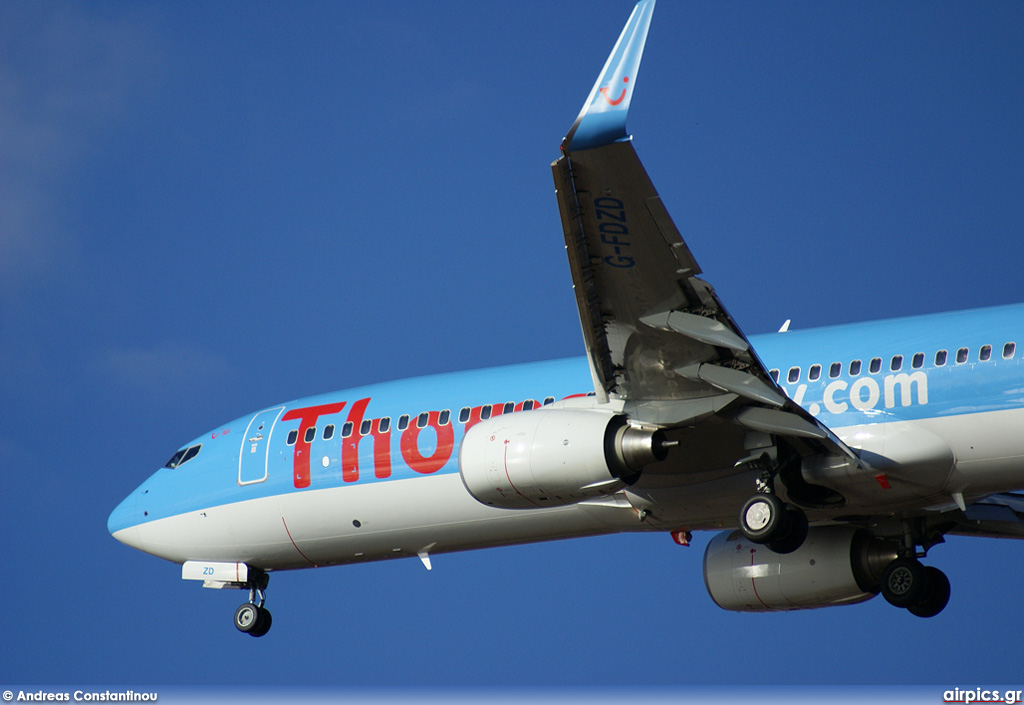 G-FDZD, Boeing 737-800, Thomsonfly