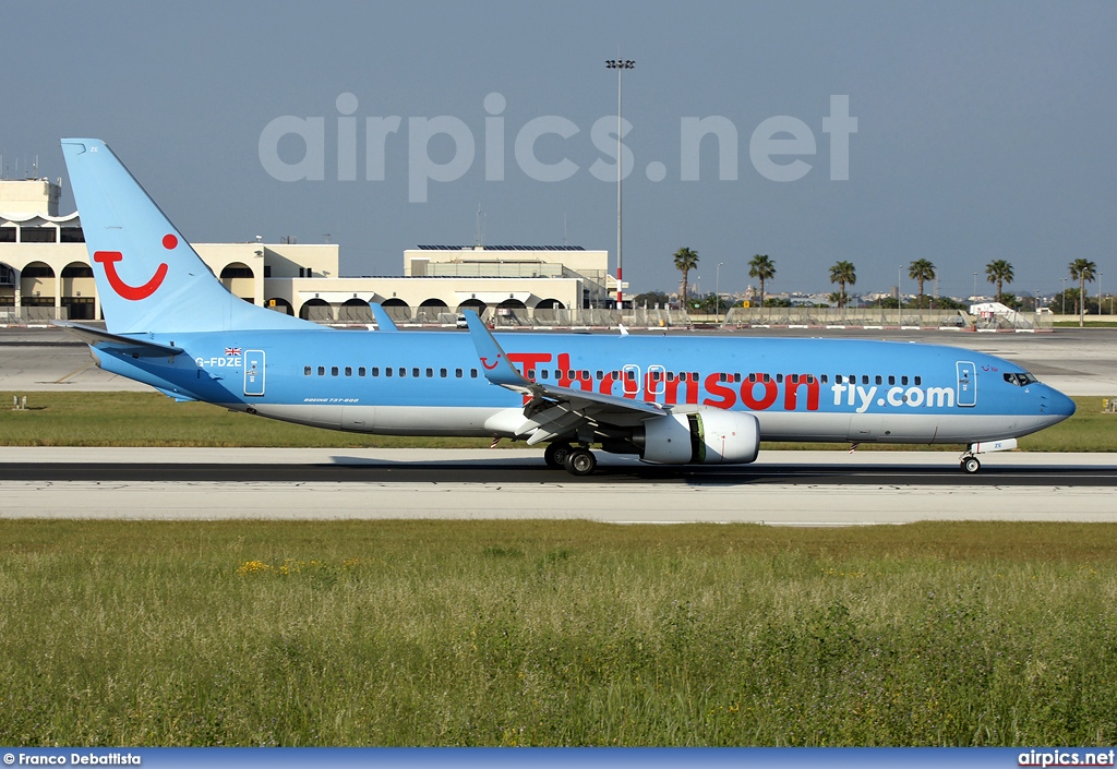 G-FDZE, Boeing 737-800, Thomson Airways