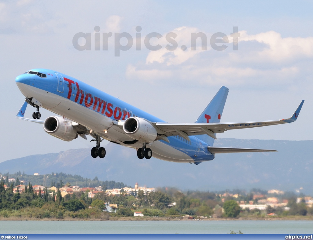 G-FDZE, Boeing 737-800, Thomsonfly