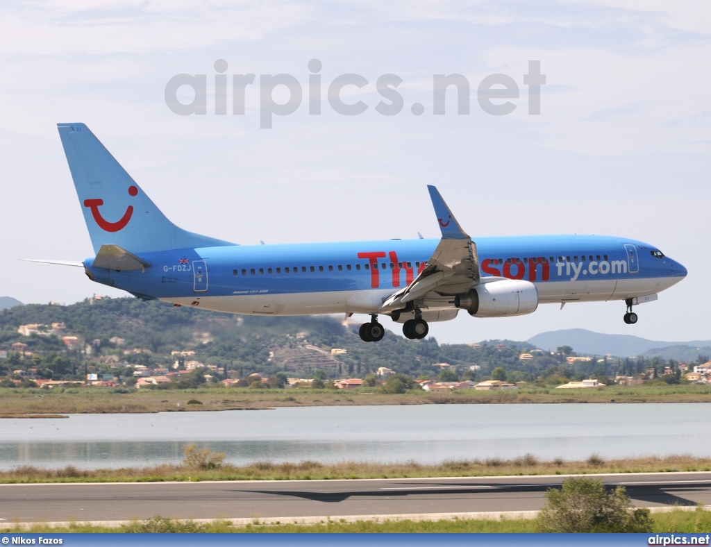 G-FDZJ, Boeing 737-800, Thomsonfly